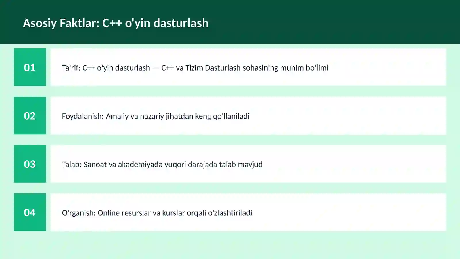 C++ VA TIZIM DASTURLASH 3
