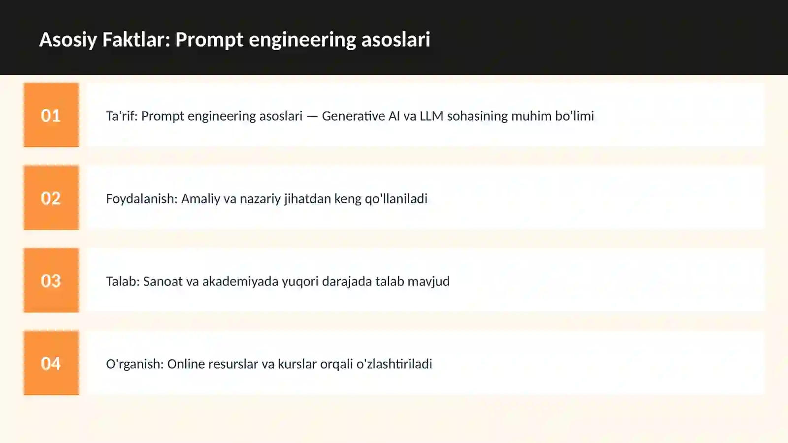 Prompt engineering asoslari 3