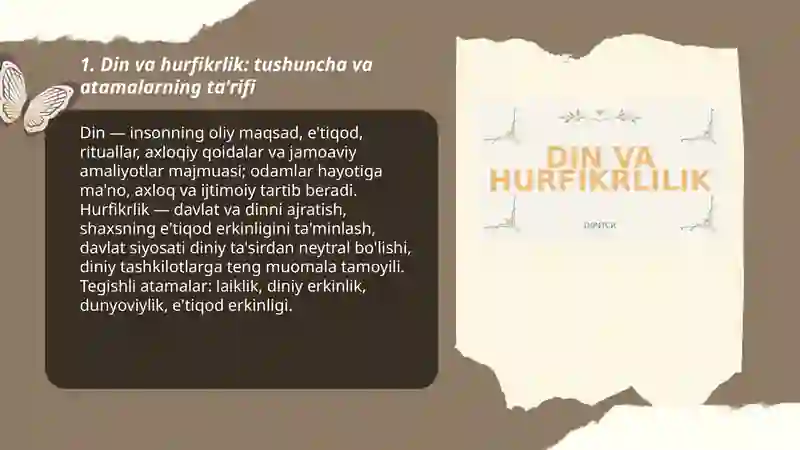 Din va hurfikrlik 3