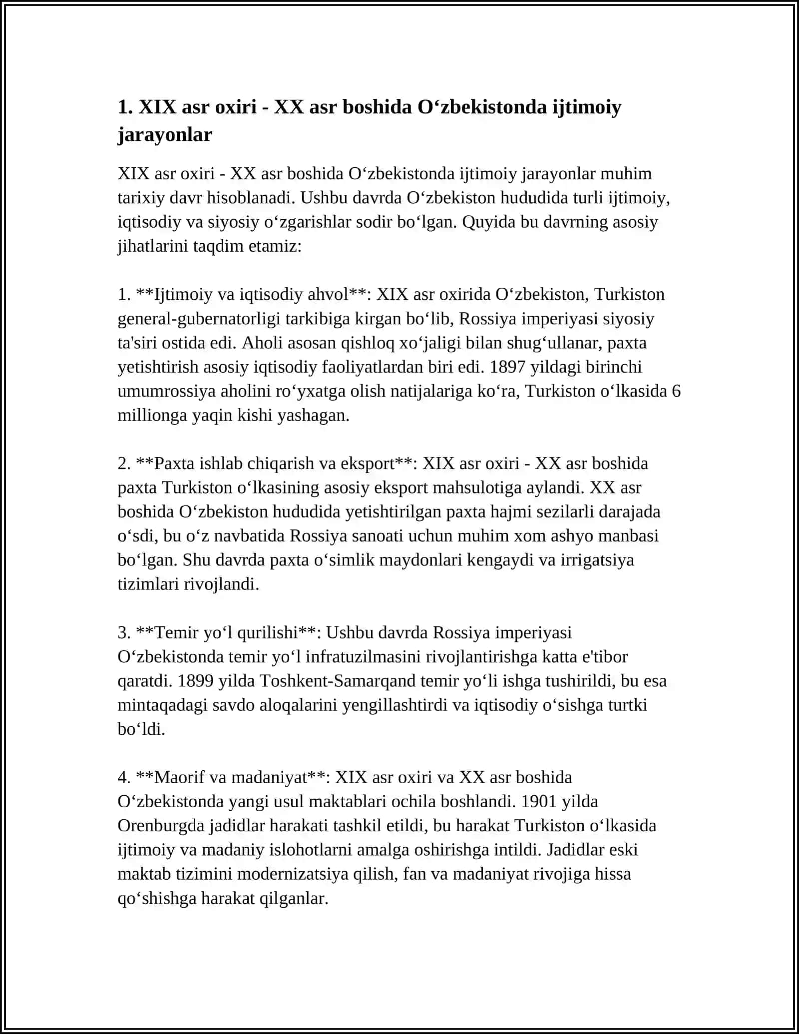 MUSTAQILLIKKA ERISHISH ARAFASIDA O’ZBEKISTONDAGI IJTIMOIY SIYOSIY JARAYONLAR 3