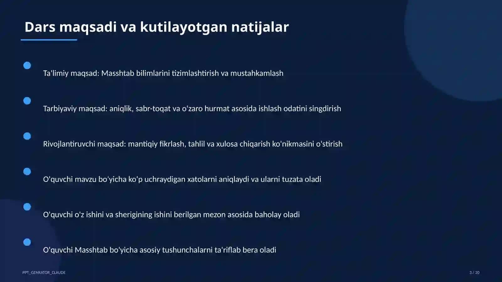 Masshtab (6-sinf) 4