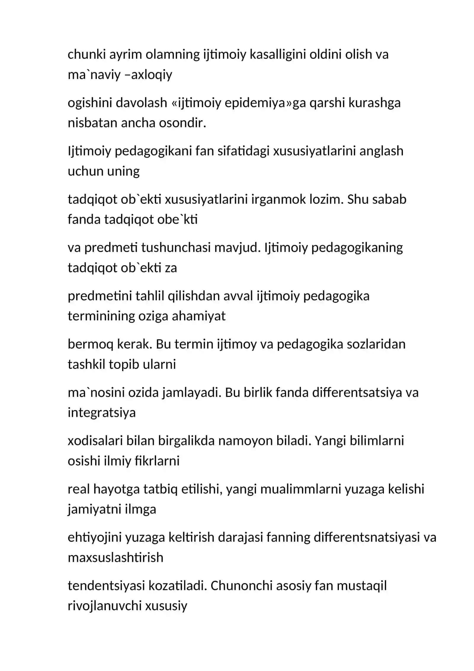 Ijtimoiy pedagogika fan va pedagogik hodisa 3