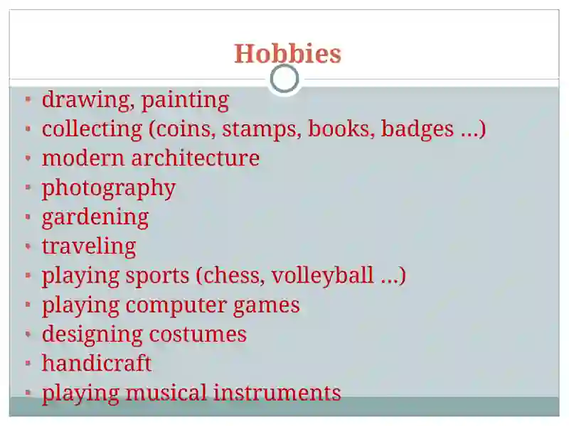 Hobbies 3