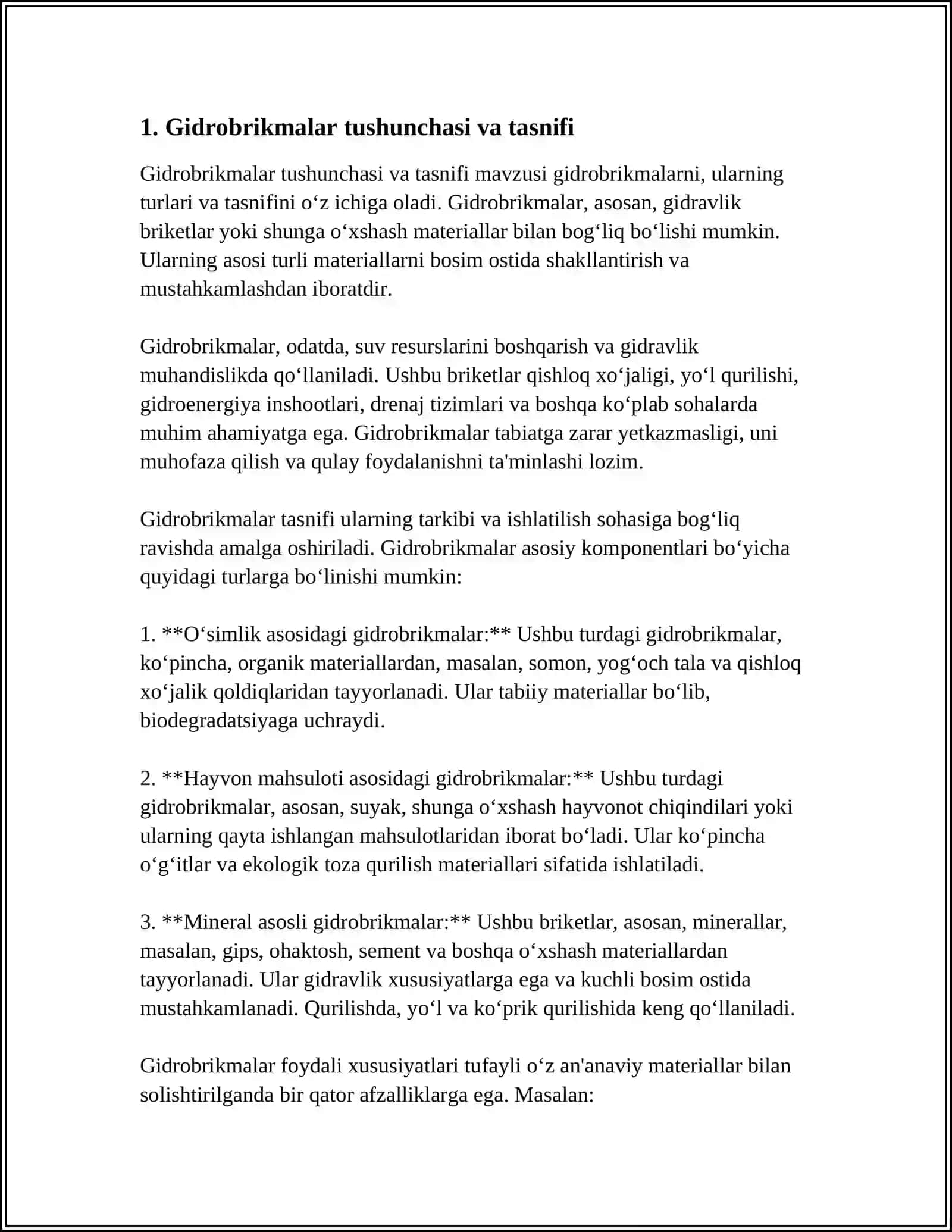 GIDROBRIKMALAR 3