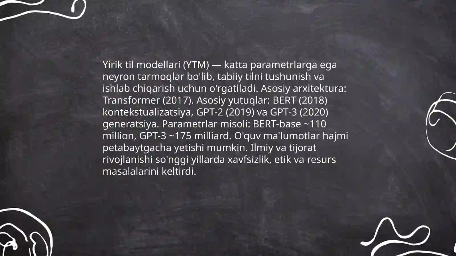 Yirik til modellari 3