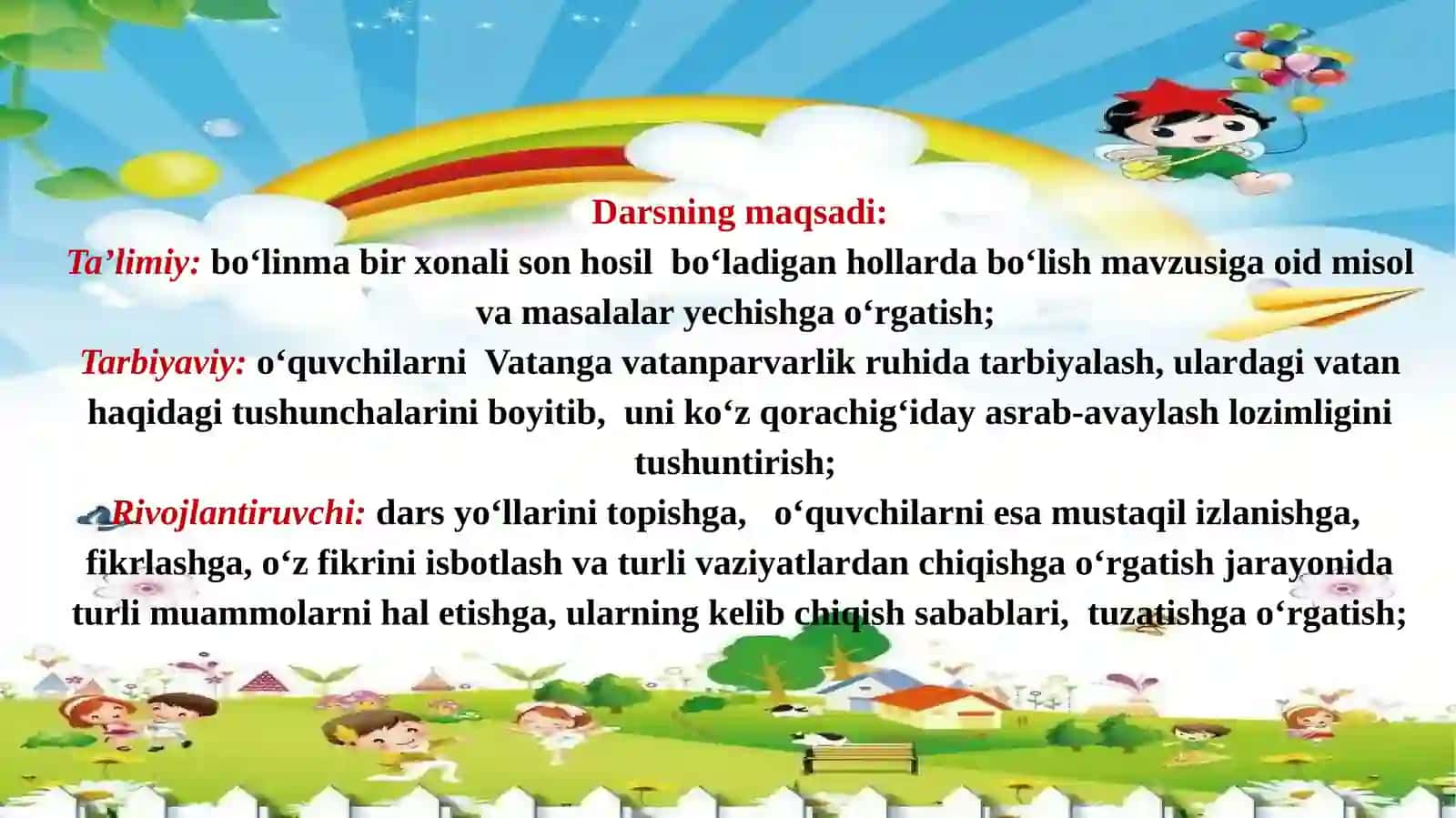 1-soatlik ochiq dars ishlanmasi 3