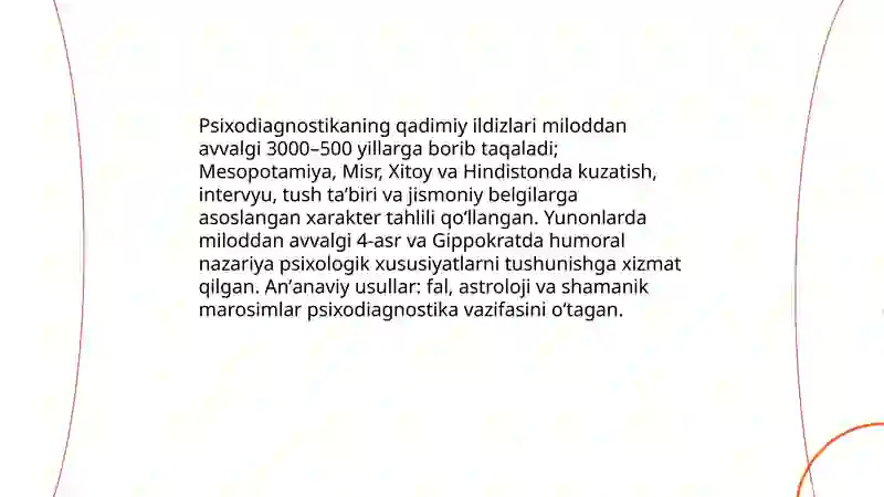 Psixodiagnostika tarixi 3
