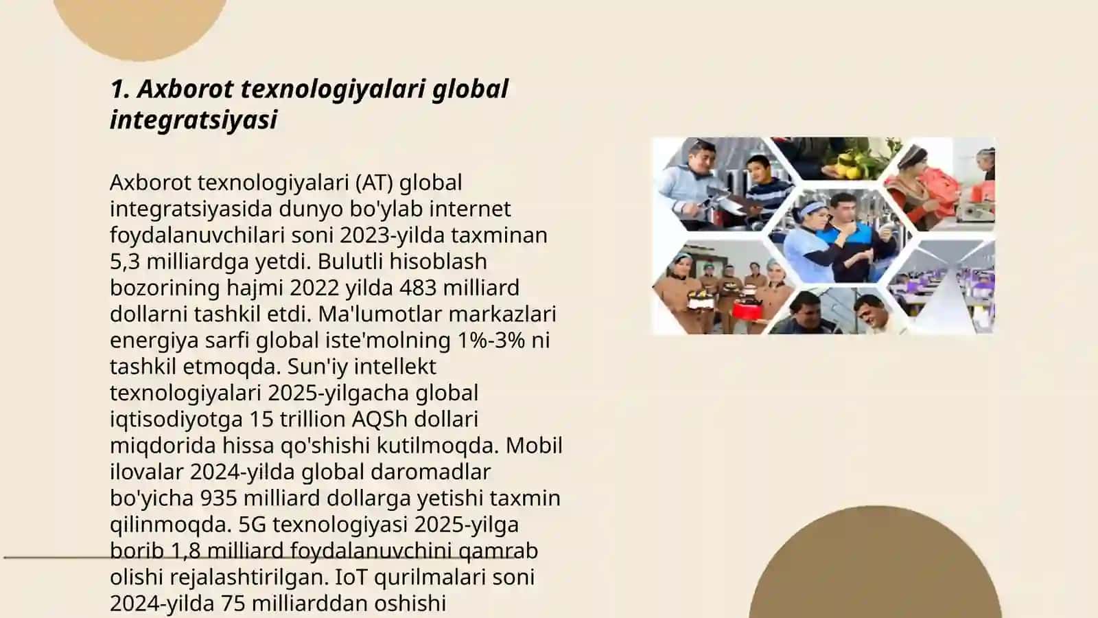 Axborot texnologiyalari global integratsiyasi 3
