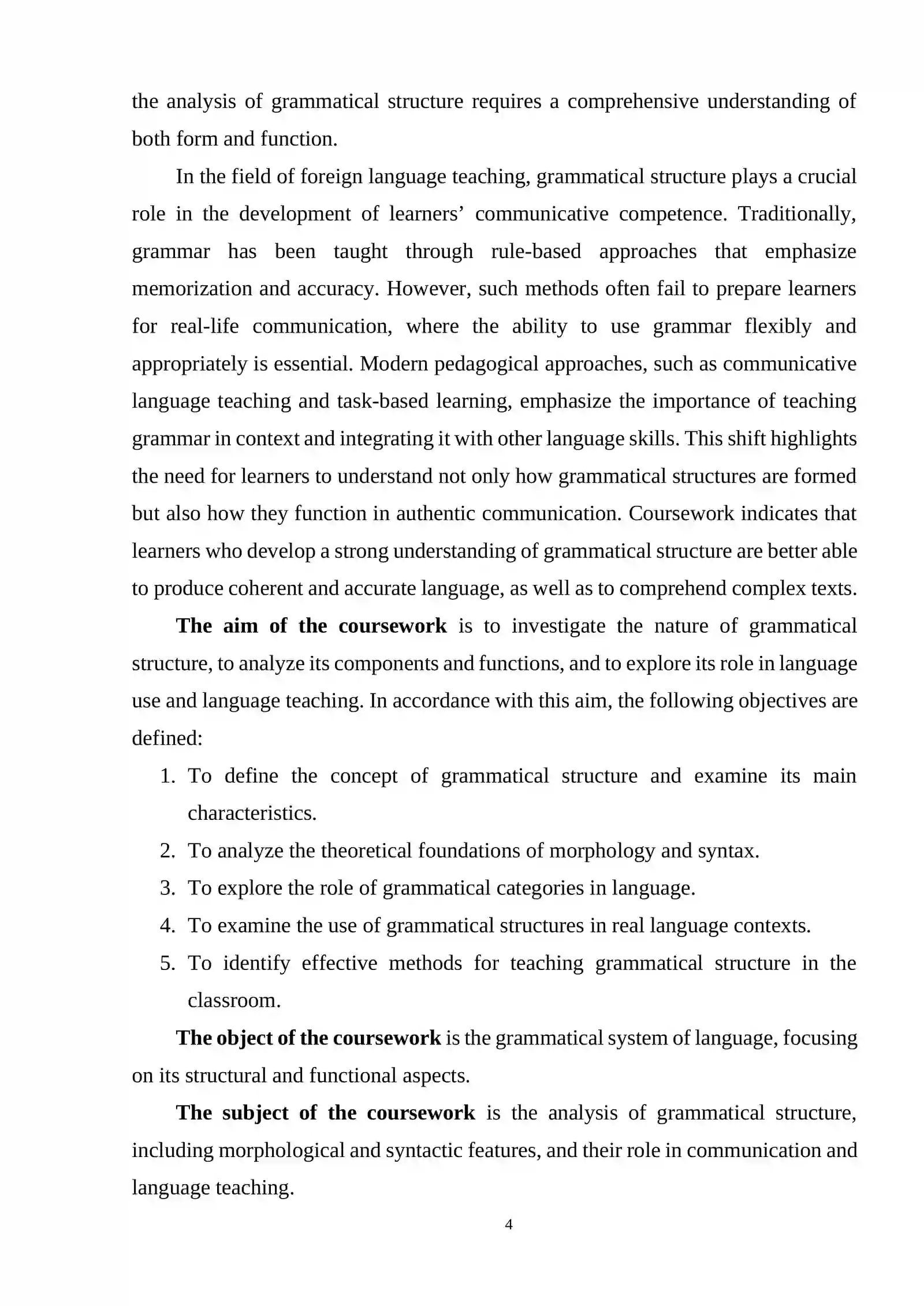 Grammatical Structure of a language 3