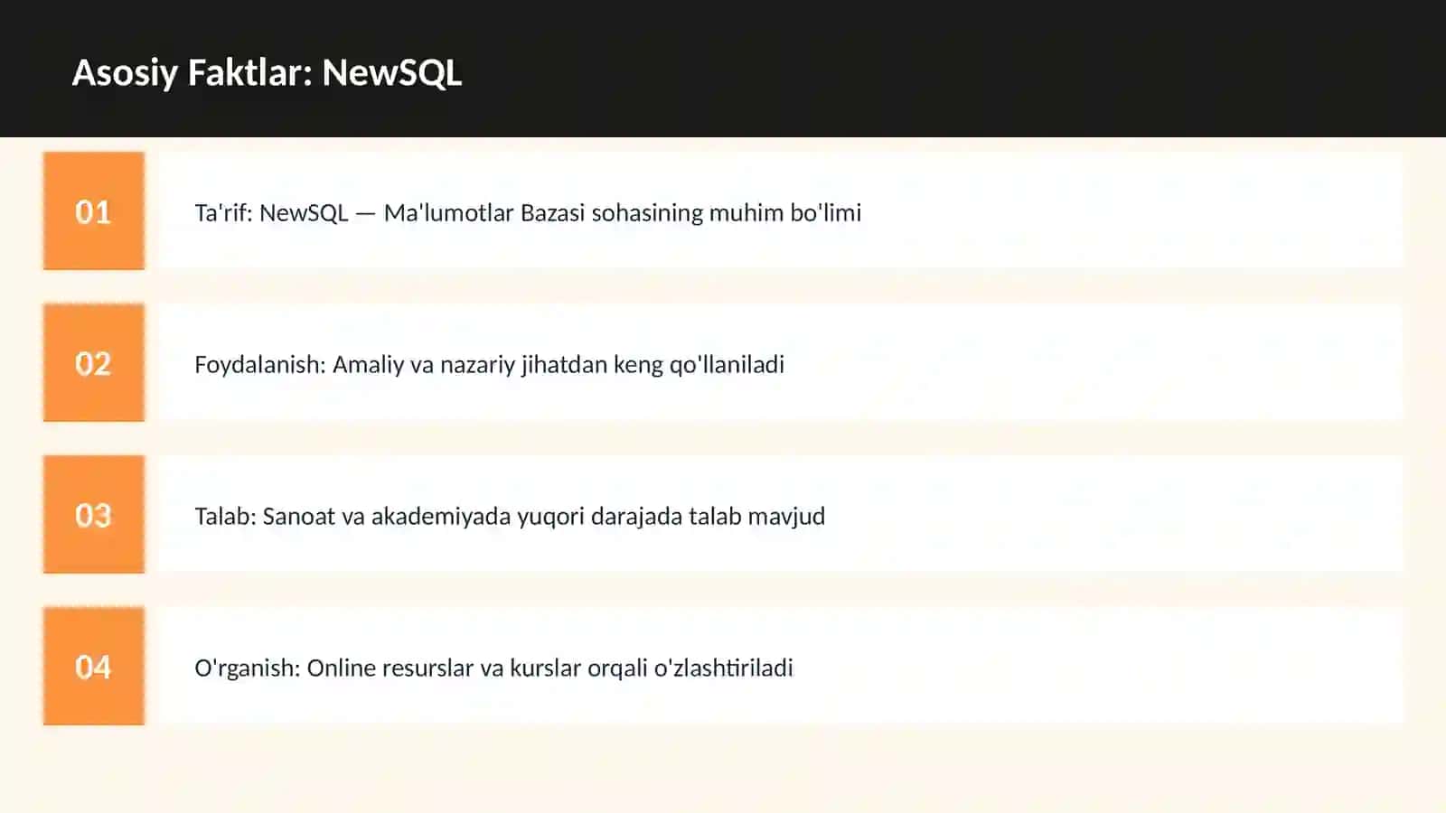 NewSQL 3