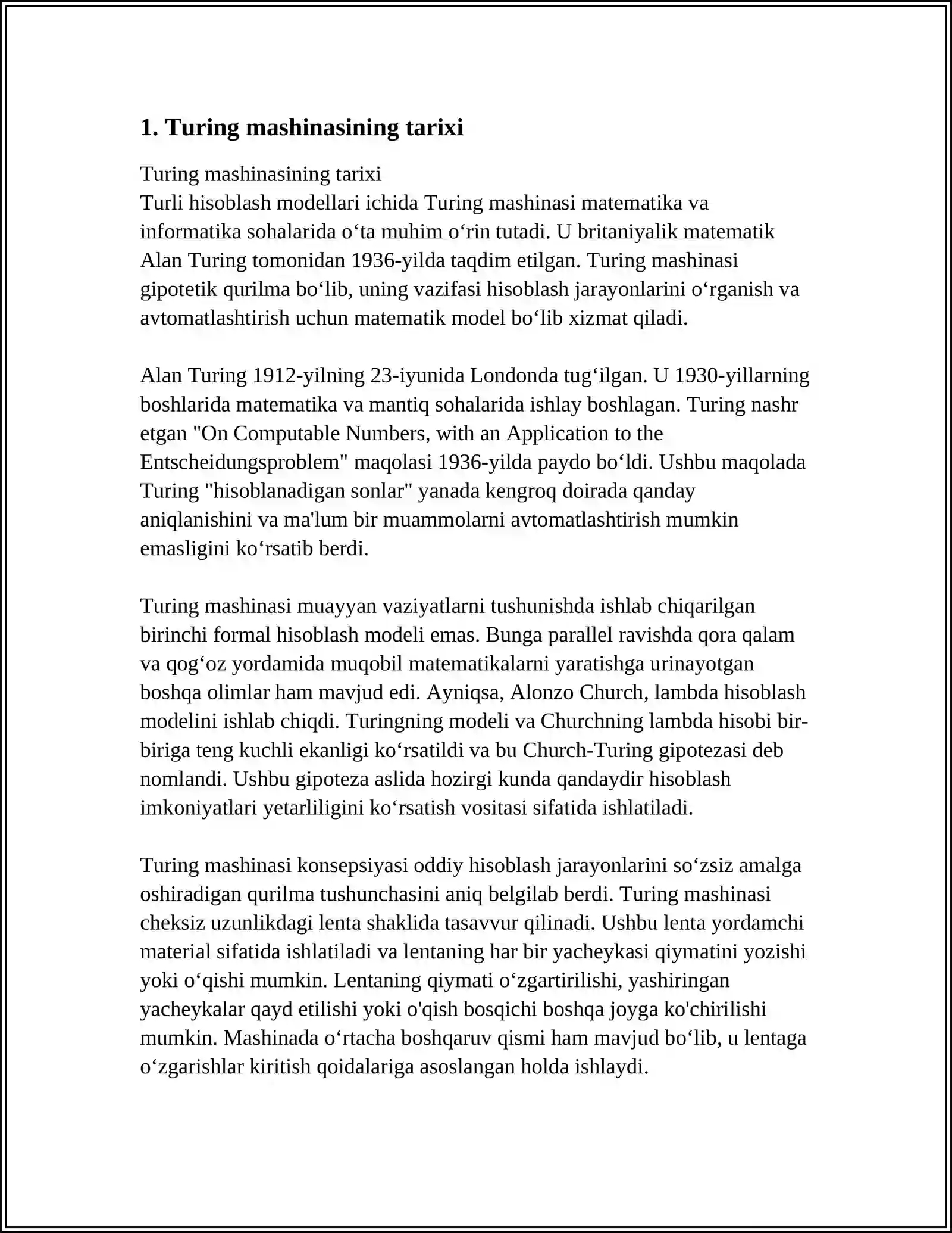 TYURING MASHINASI 3