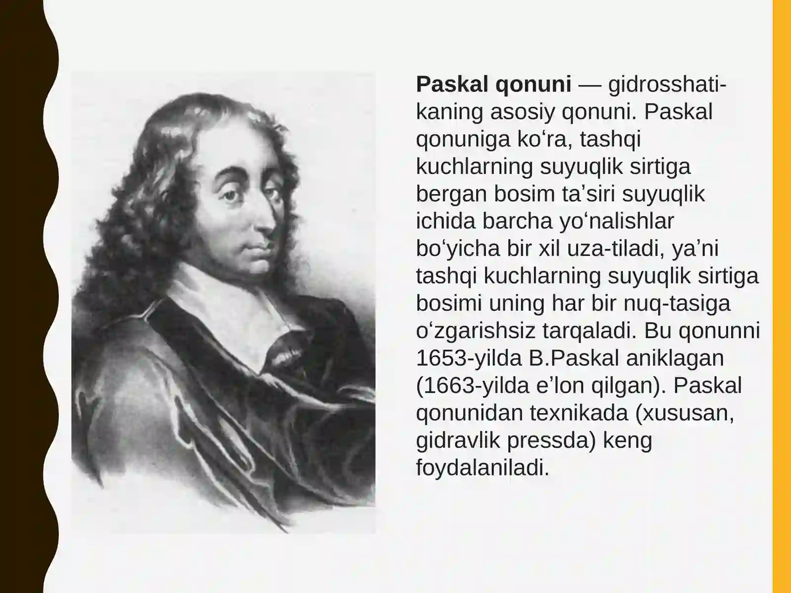 PASKAL QONUNI 3