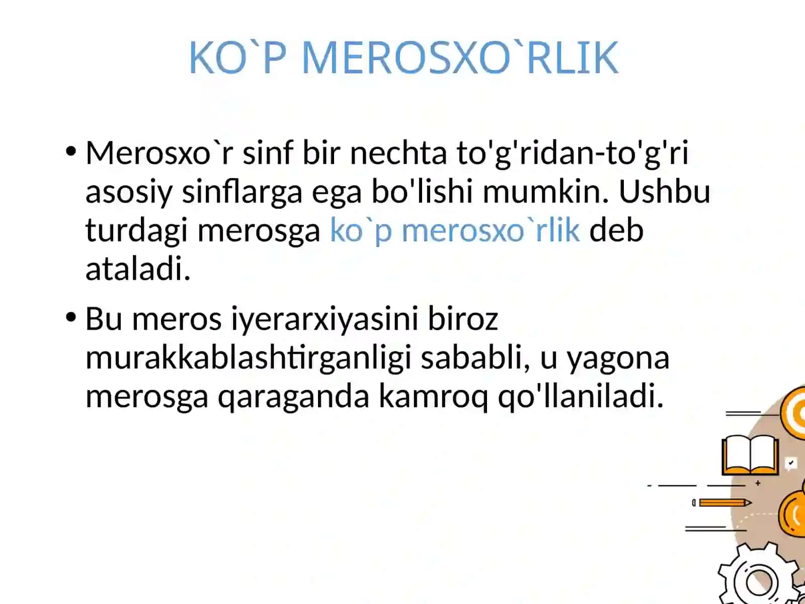 Ko`p merosxo`rlik 3