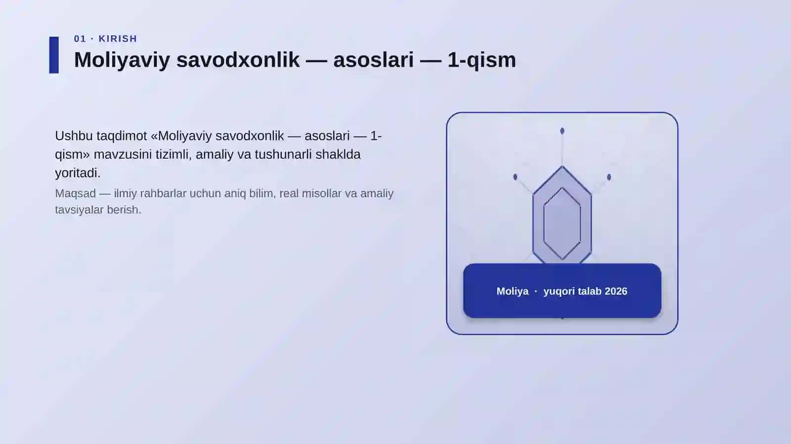 Moliyaviy savodxonlik — asoslari — 1-qism 3