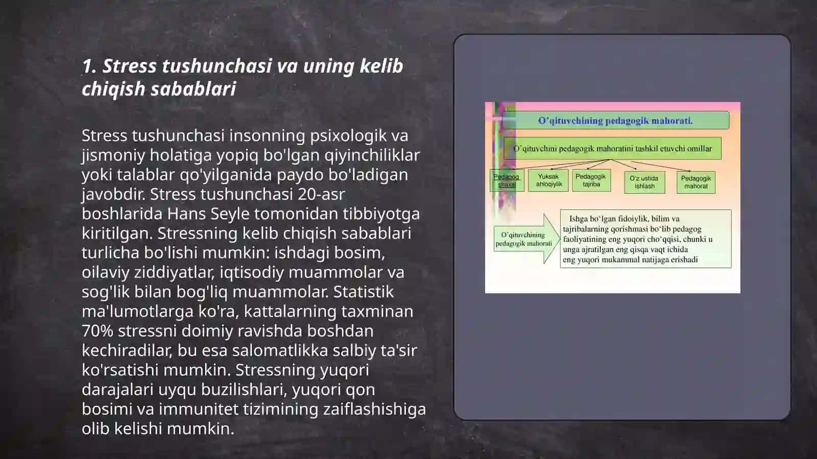 stress va uning bosqichlari, bartaraf etish yo‘llari.Oilada bola tarbiyasi toifalari va oqibatlari 3