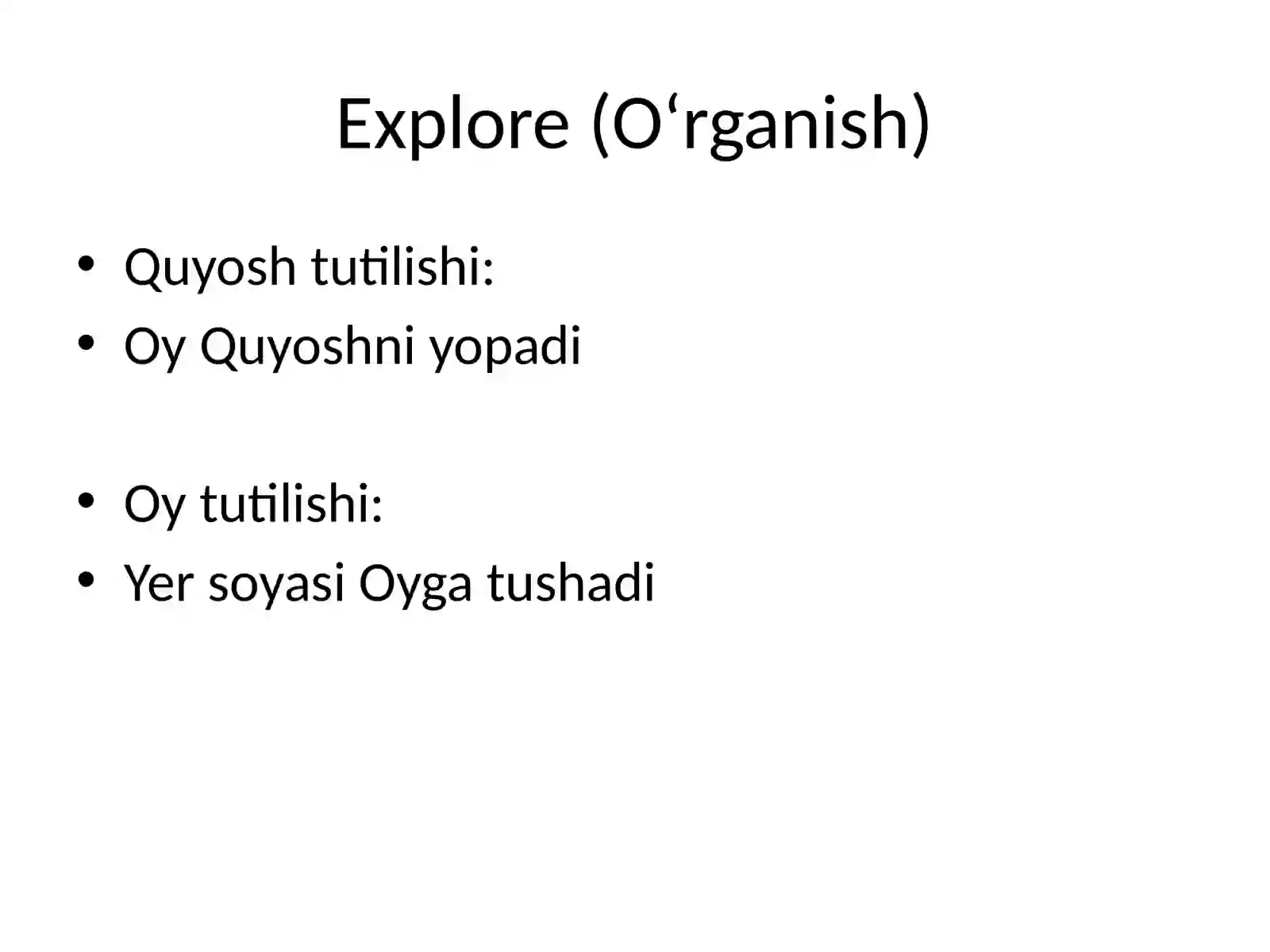 Quyosh va Oy tutilishi 3