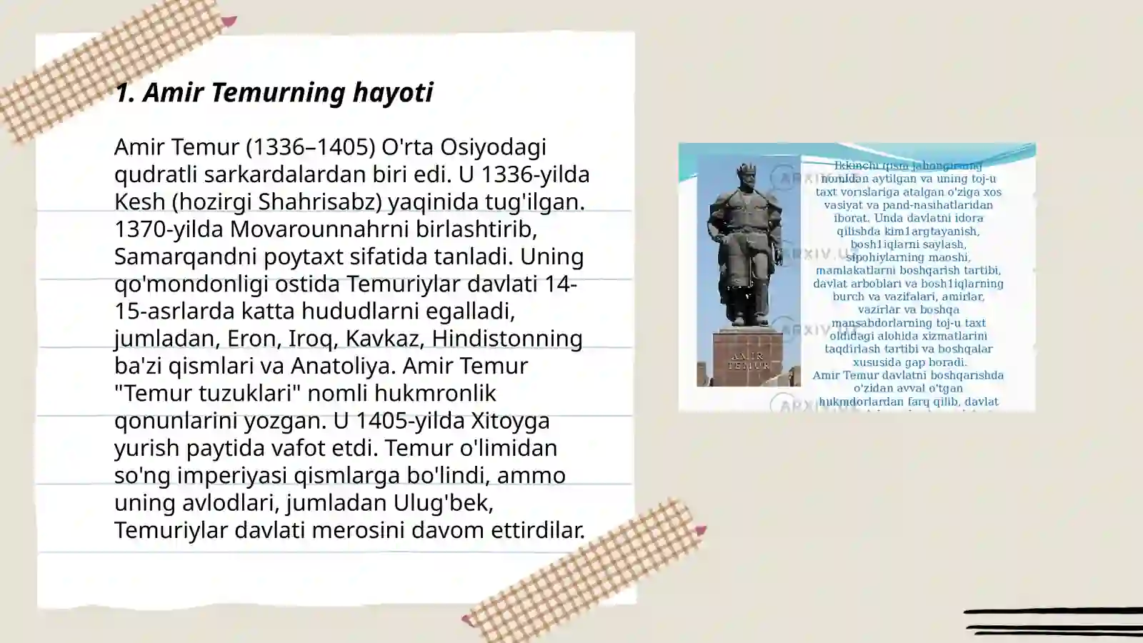 Amir Temur buyuk davlat arbobi 3