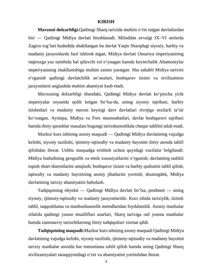 QADIMGI MIDIYA 3