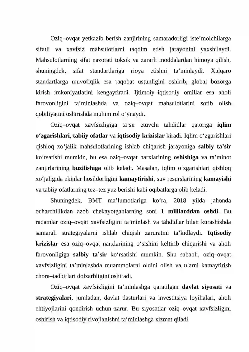 Oziq-Ovqat Xavfsizligi 3