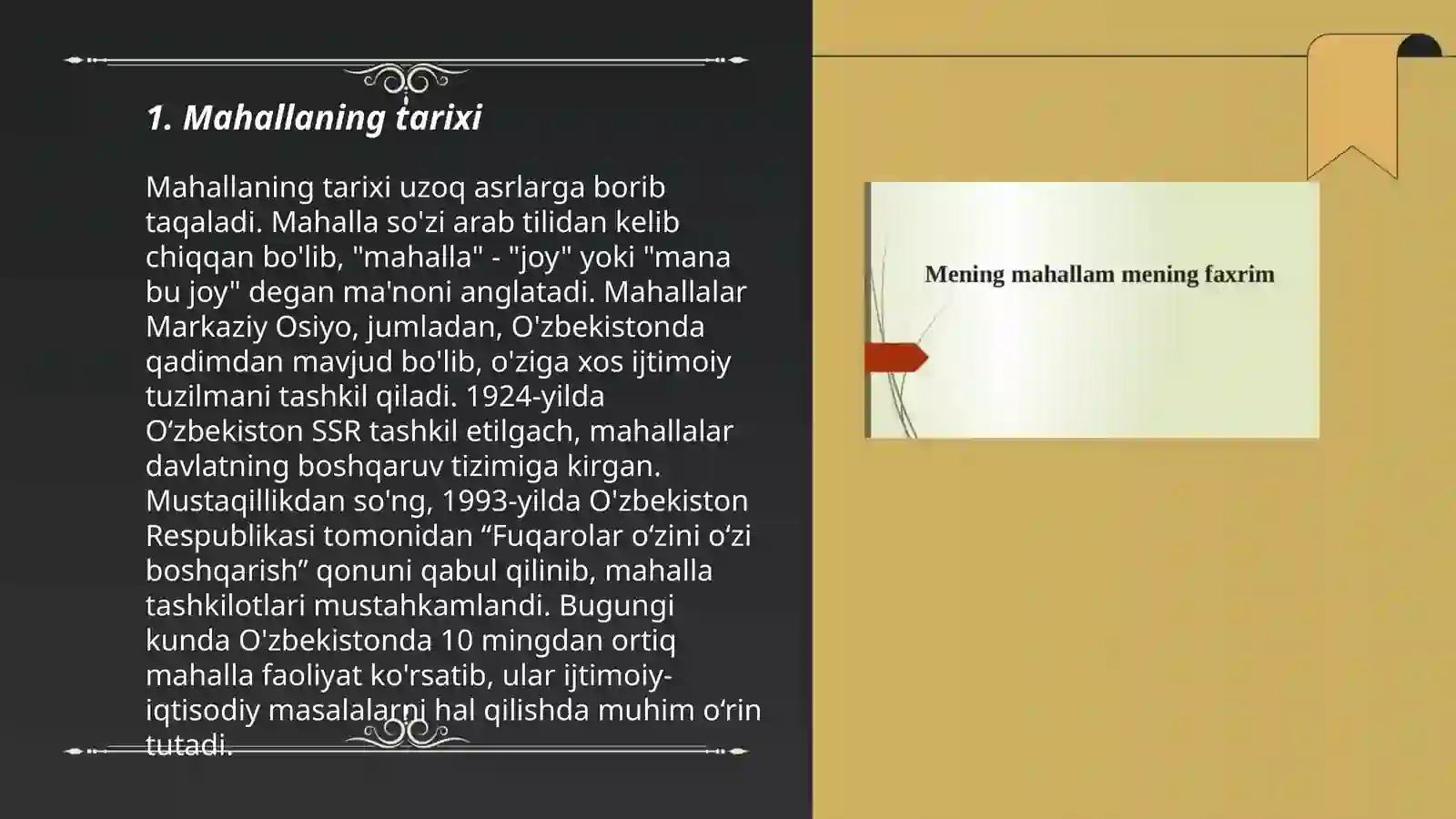 Mahalaning tarixi 3