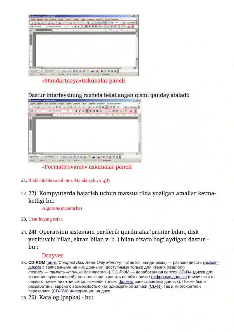 Microsoft Office dasturiy paketi 3