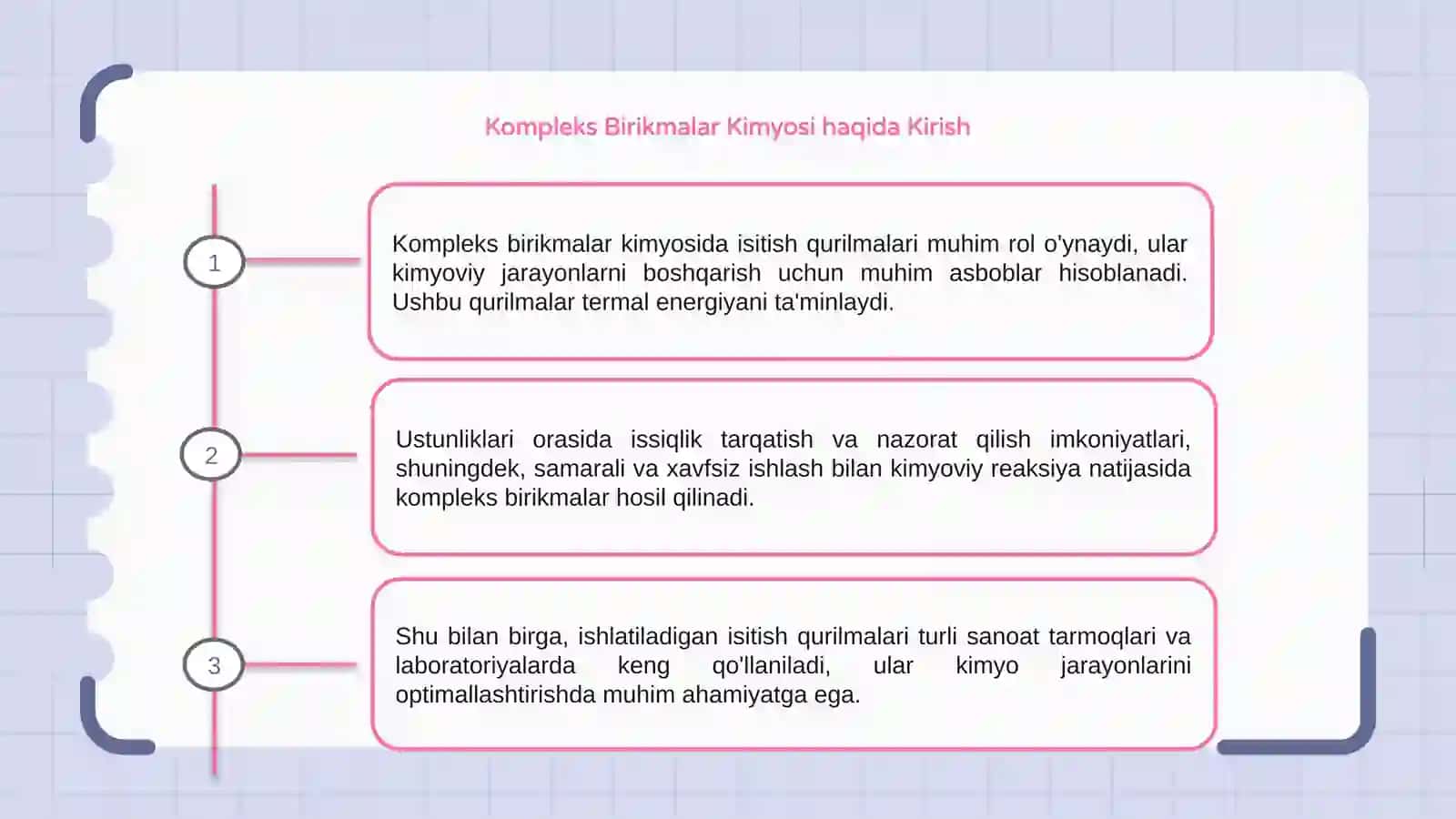 Kompleks birikmalar kimyosi fanidan ishlatiladigan isitish qurilmalari va ularning ishlatilishi 3