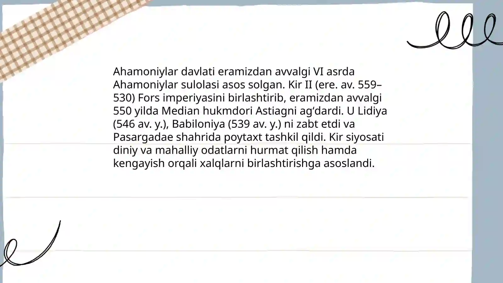 Ahamoniylar davlati 3