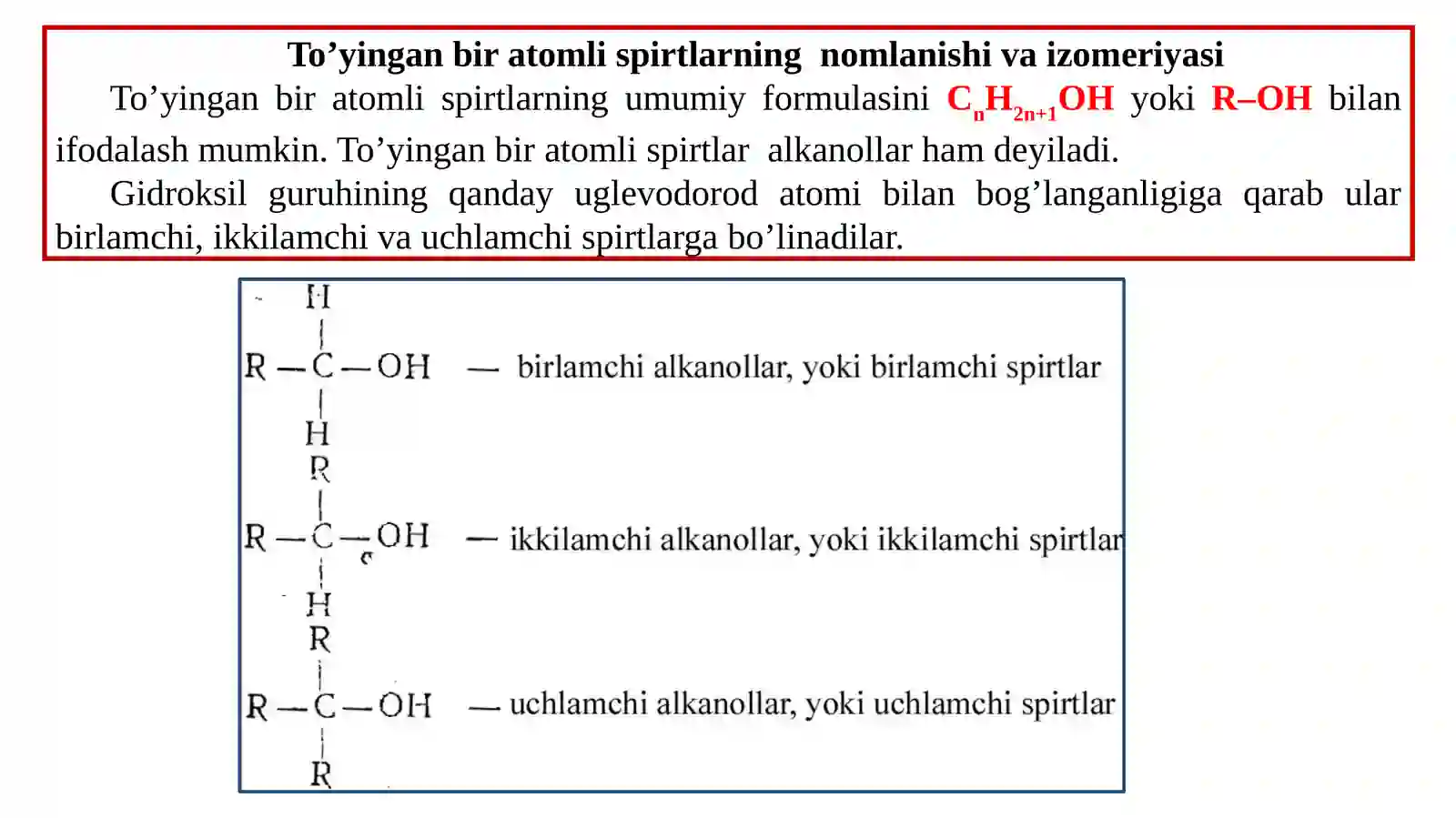 Kislorodli organik birikmalar 3