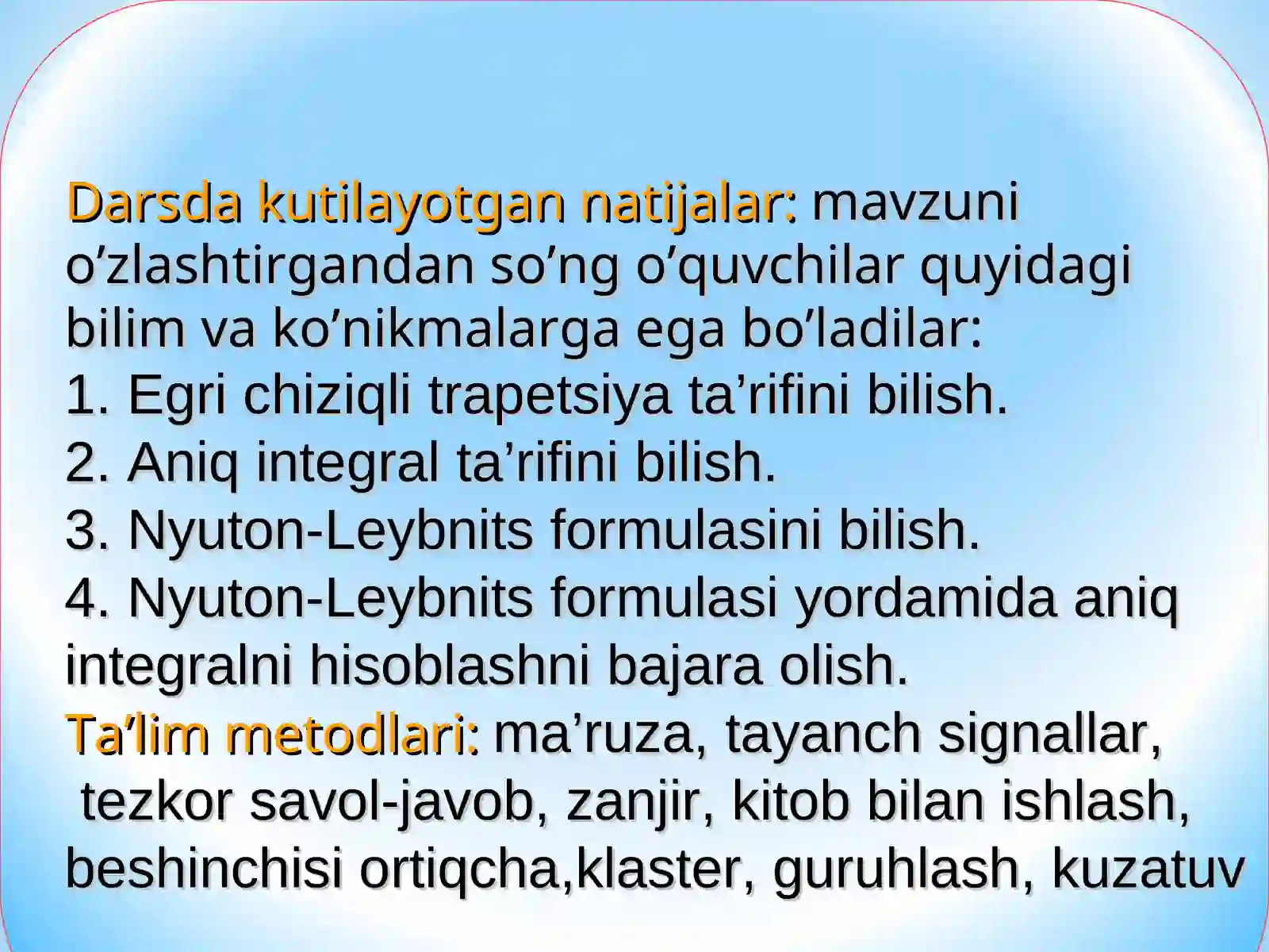 Egri chiziqli trapetsiya va uning yuzi 3