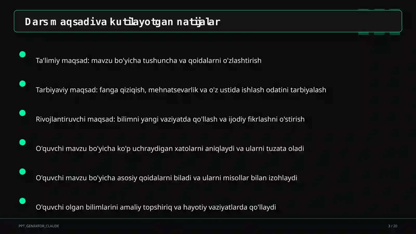 Bola huquqlari to'g'risidagi konvensiya (9-sinf) 3