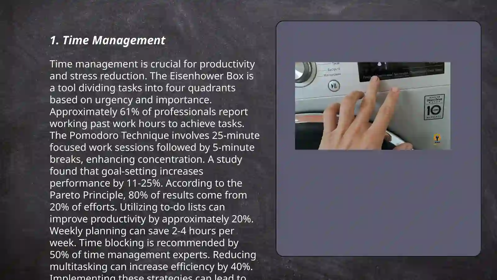 Work organization and responsibility 3