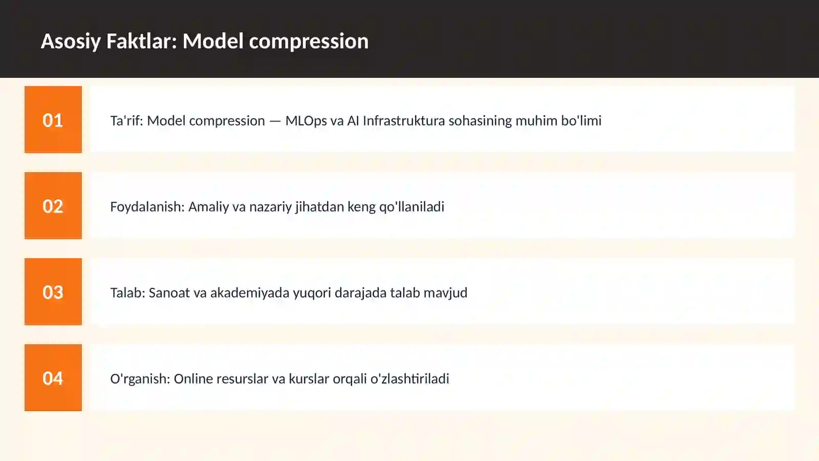 Model compression 3