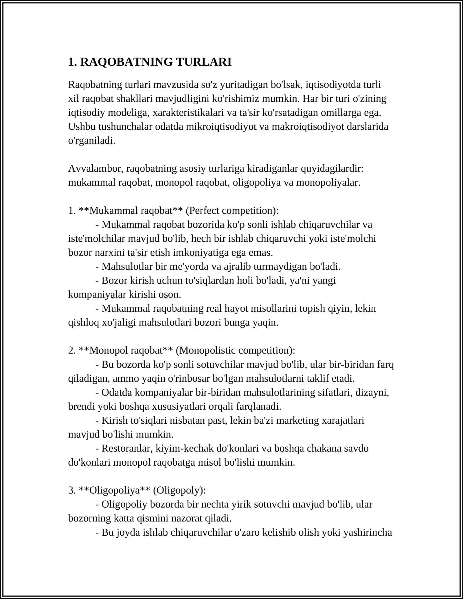 RAQOBAT KURASHINING SHAKLLARI VA USULLARI 3