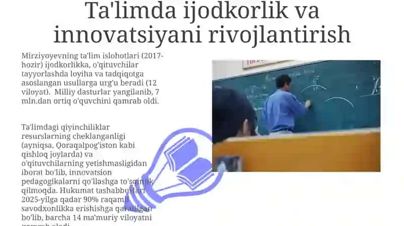 O'qituvchining pedagogik mahorati. Mirziyoyevning asarlarida tarbiya masalalari 3