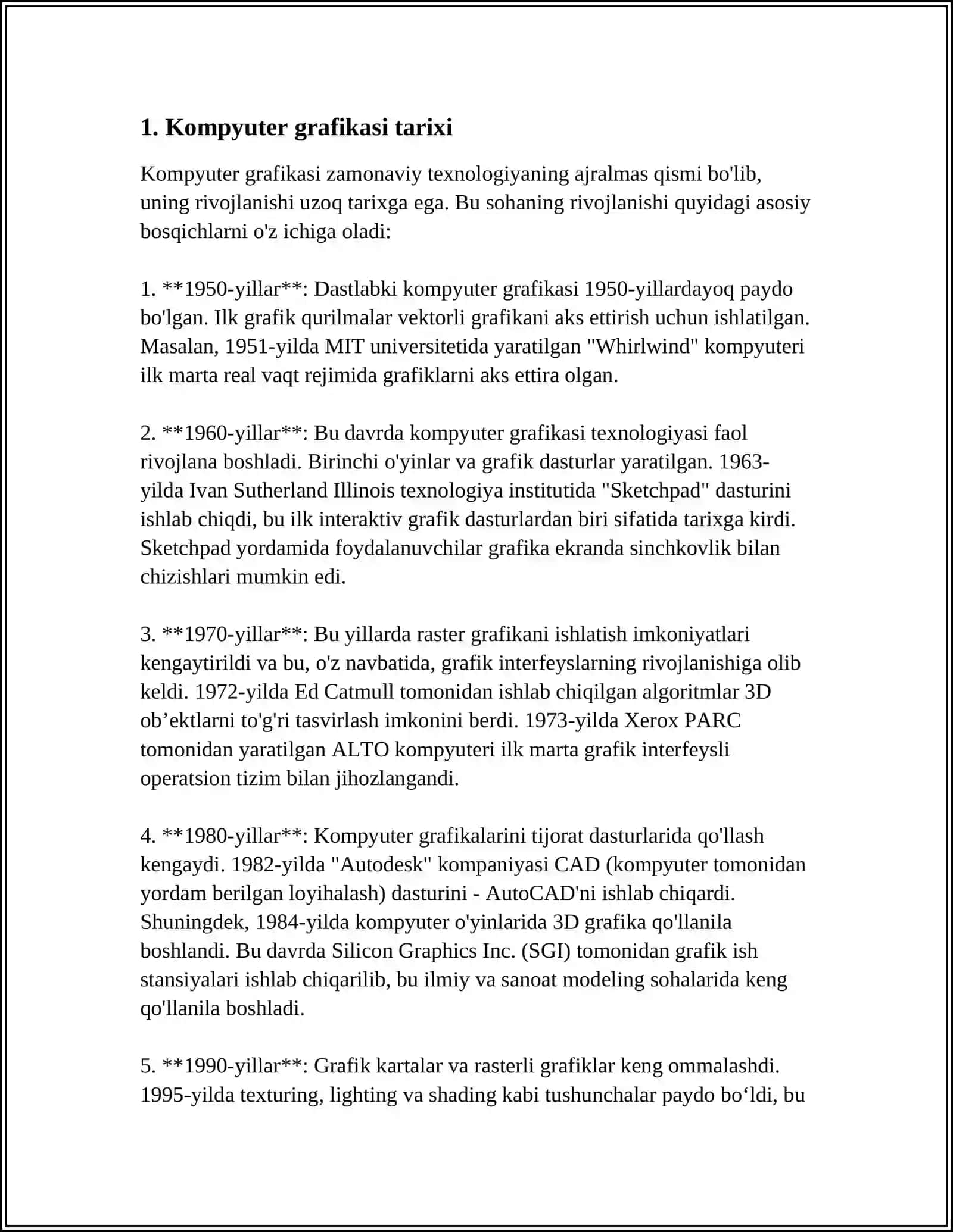 Toshkent Tibbiyot Akademiyasi Mustangil Ish 3