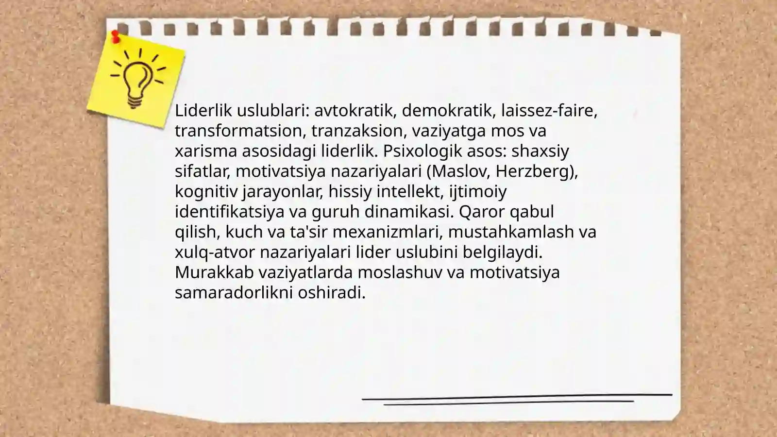 Boshqaruv psixologiyasi usullari va metodlari 3