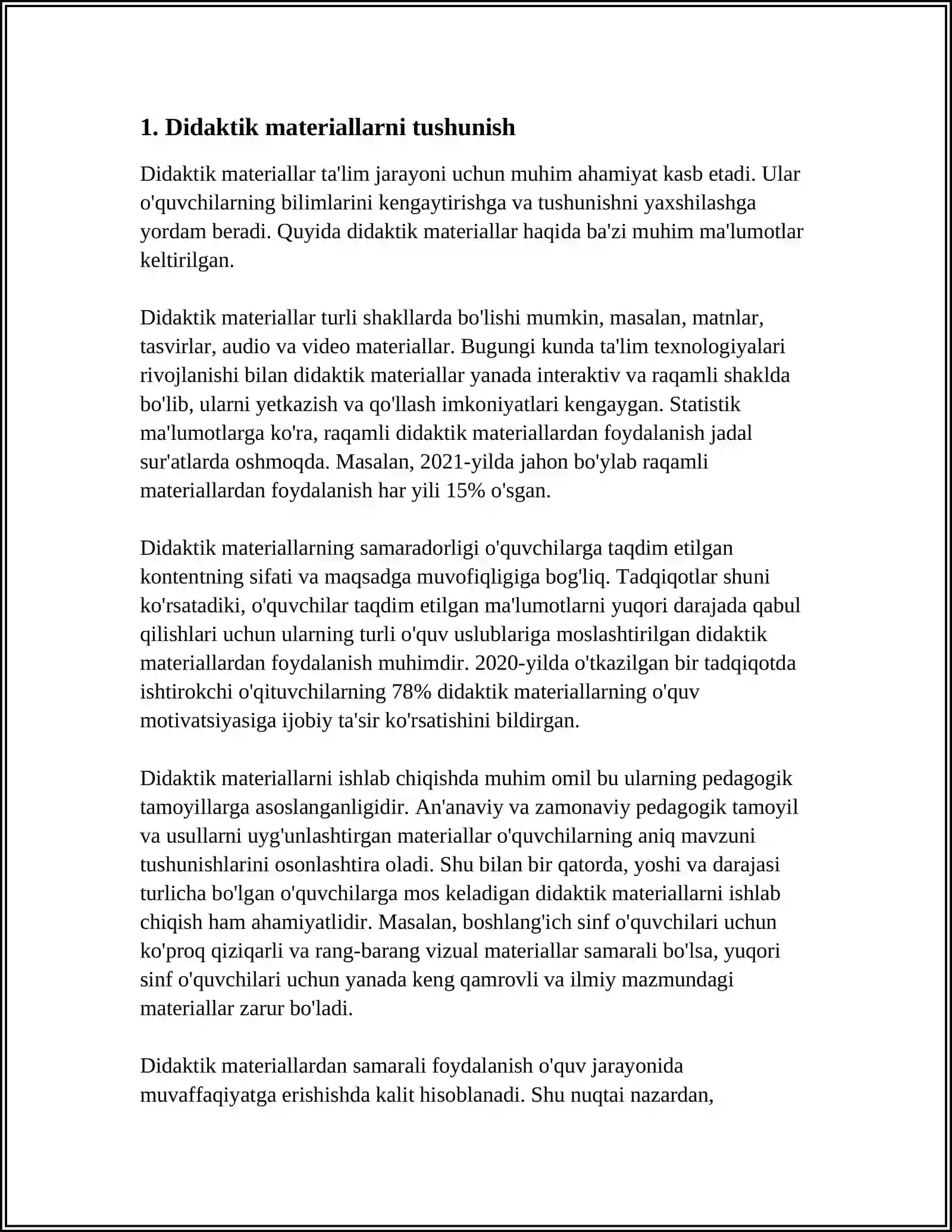 1-SINF MATEMATIKA DARSLARIDA DIDAKTIK VOSITALAR VA KO'RGAZMALI QUROLLARDAN FOYDALANISH METODIKASI 3