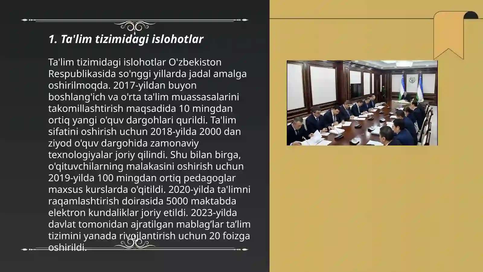 Ta'lim tizimidagi islohotlar 3
