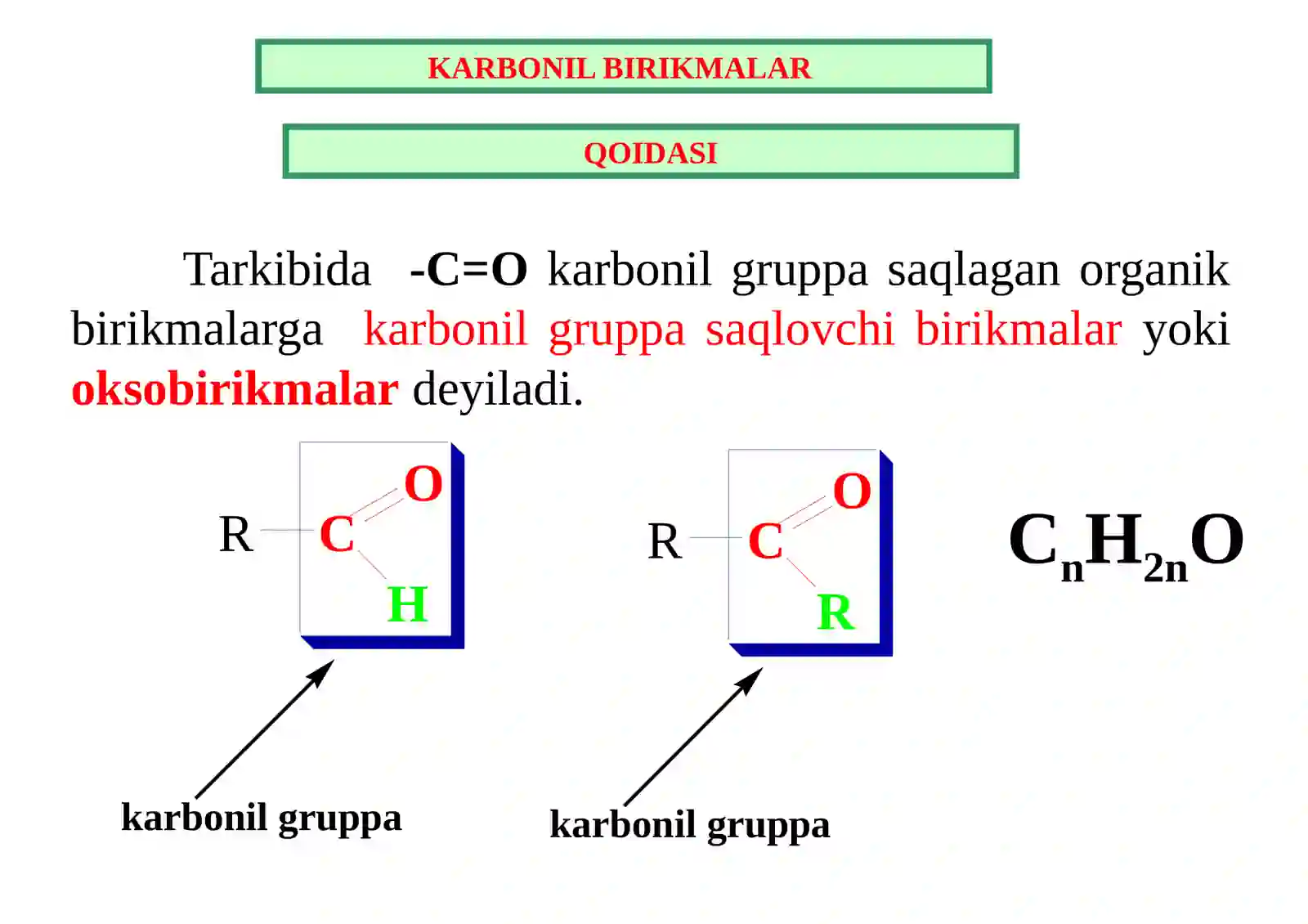 ORGANIK KIMYO 3