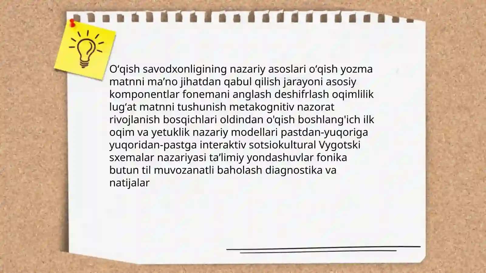 Oʻqish savodxonligi 3