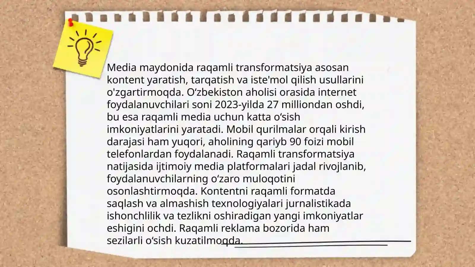 Media maydon tuzilishi va internet jurnalistikasida raqobat muhiti 3