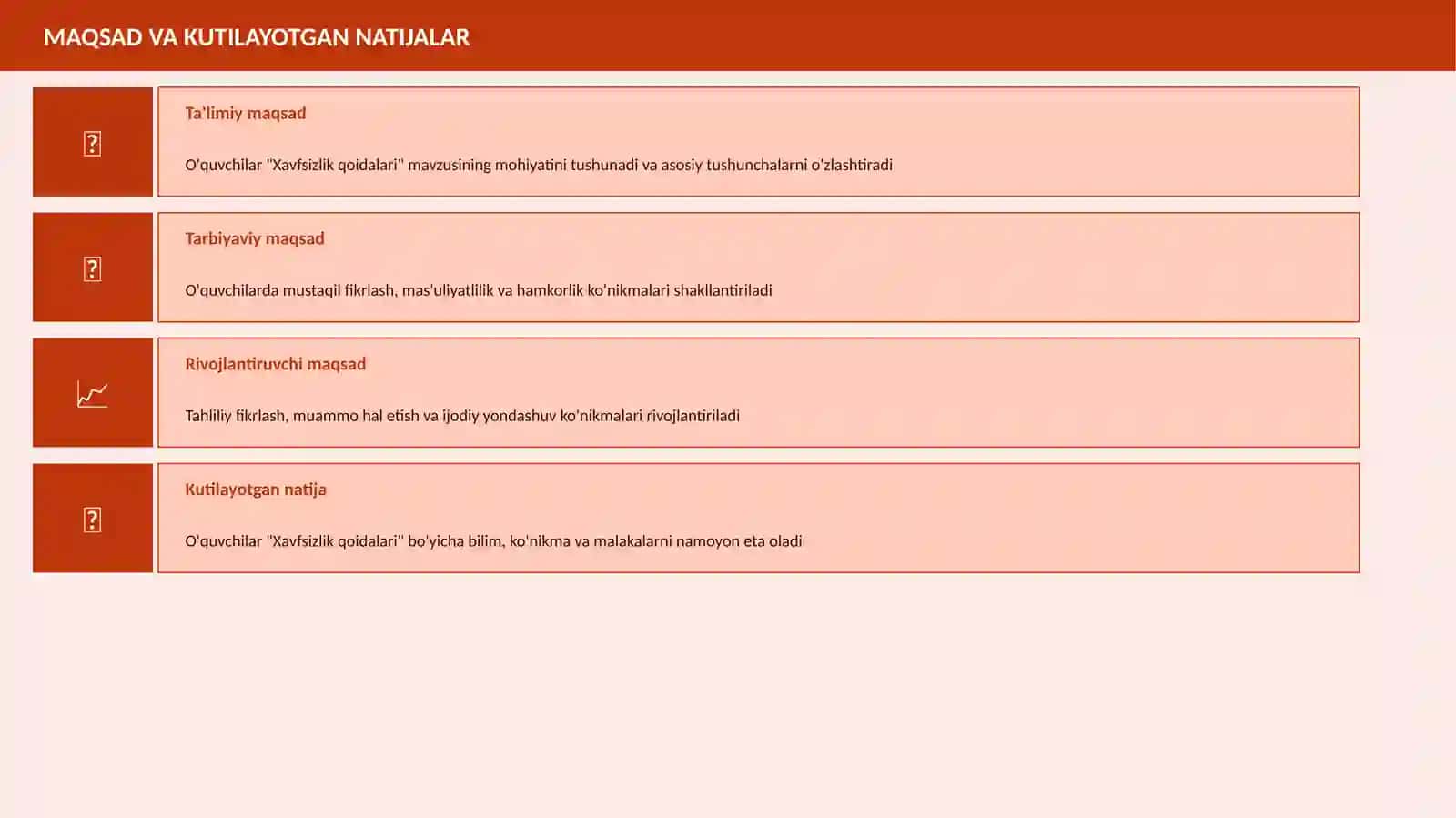 Xavfsizlik qoidalari 3