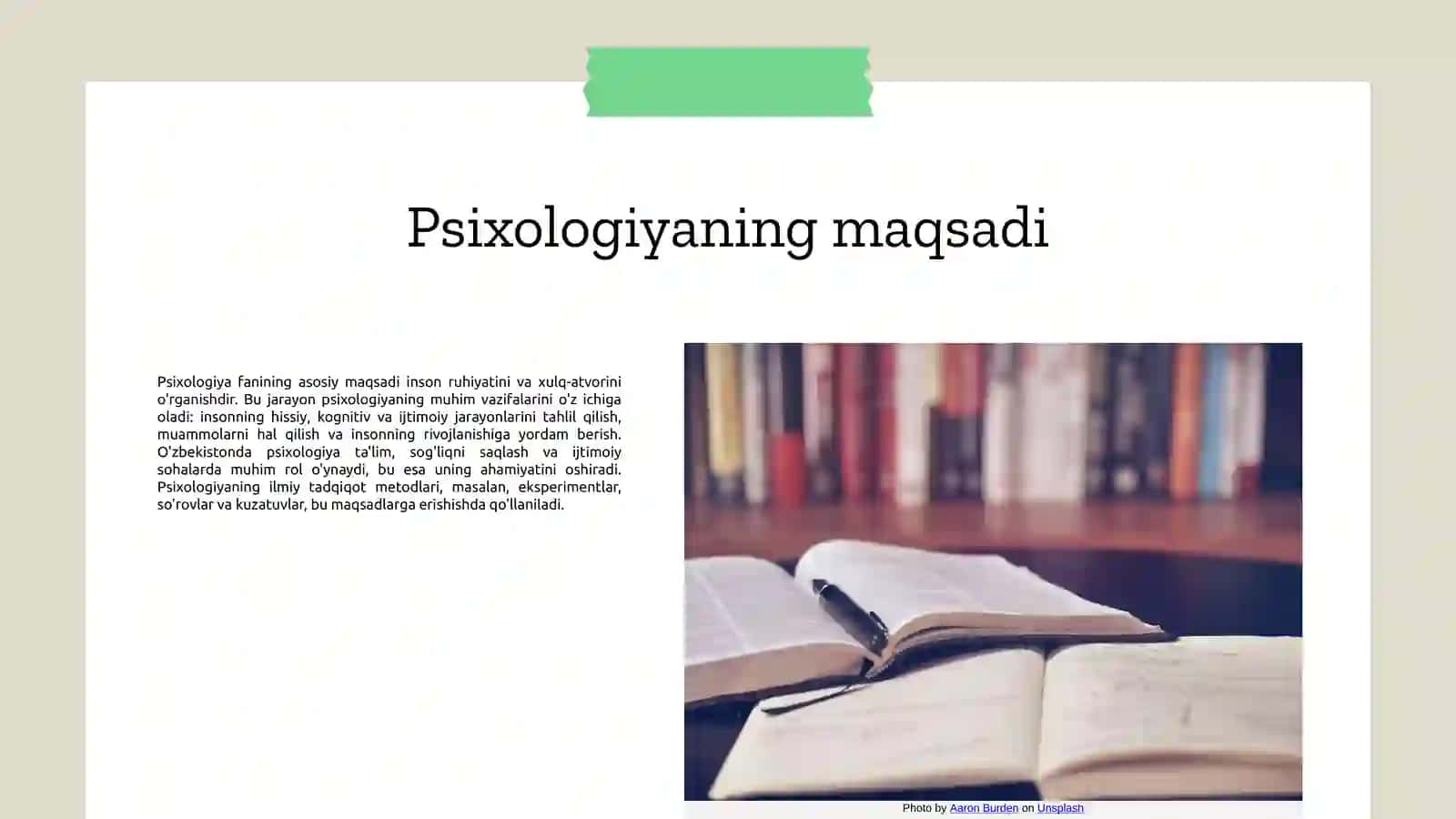 Umumiy psixalogiya fanining pridmidi ilmiy tatqiqot mitodlari 3