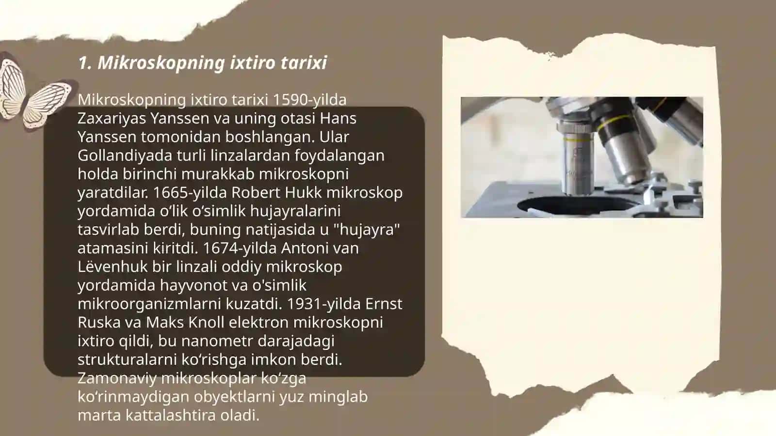 Mikroskopning ixtiro tarixi 3