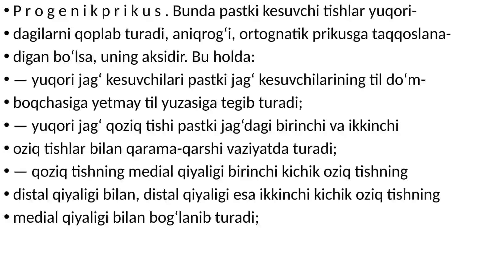 Tish prikuslari 3