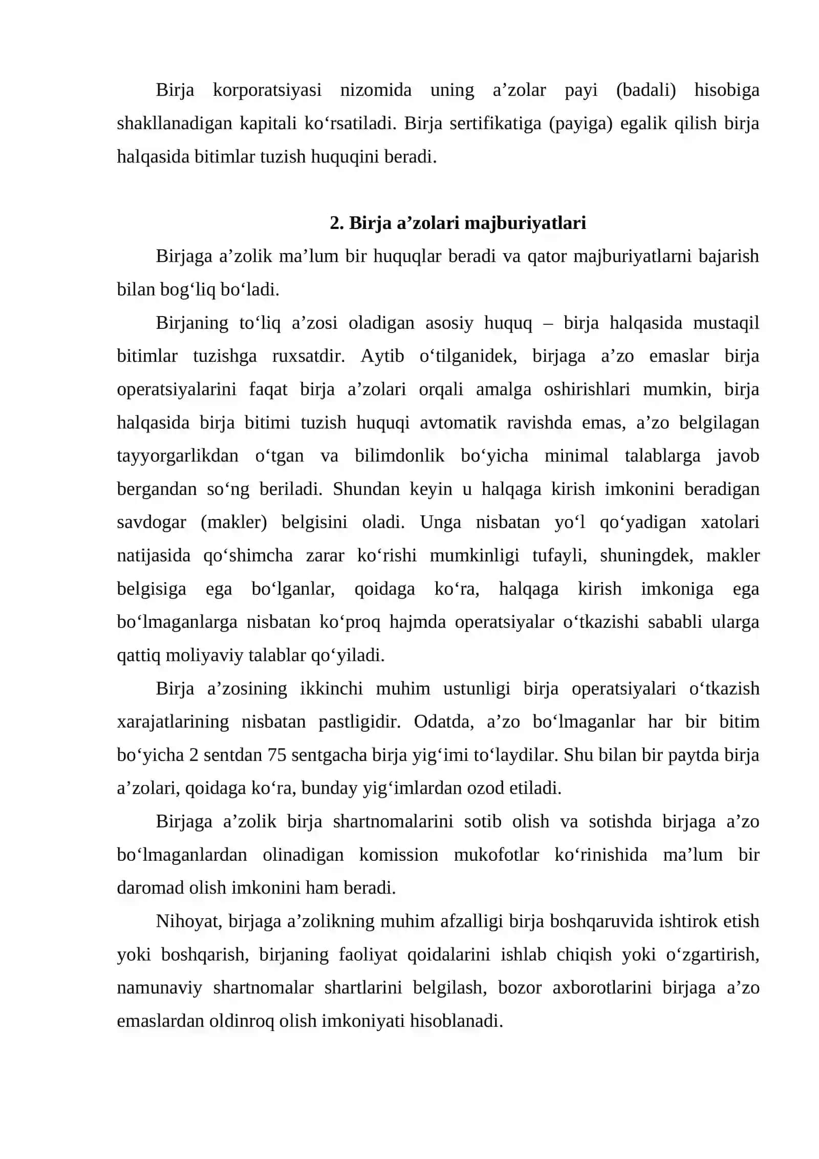Birja va birja faoliyatining huquqiy asoslari 3