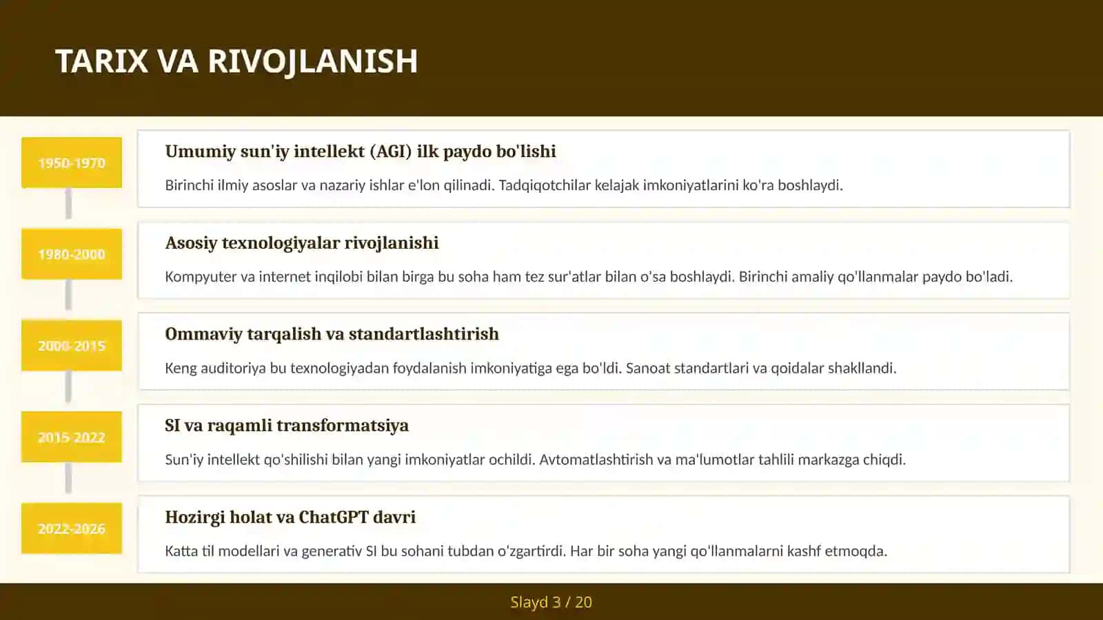 Umumiy sun'iy intellekt (AGI) 3