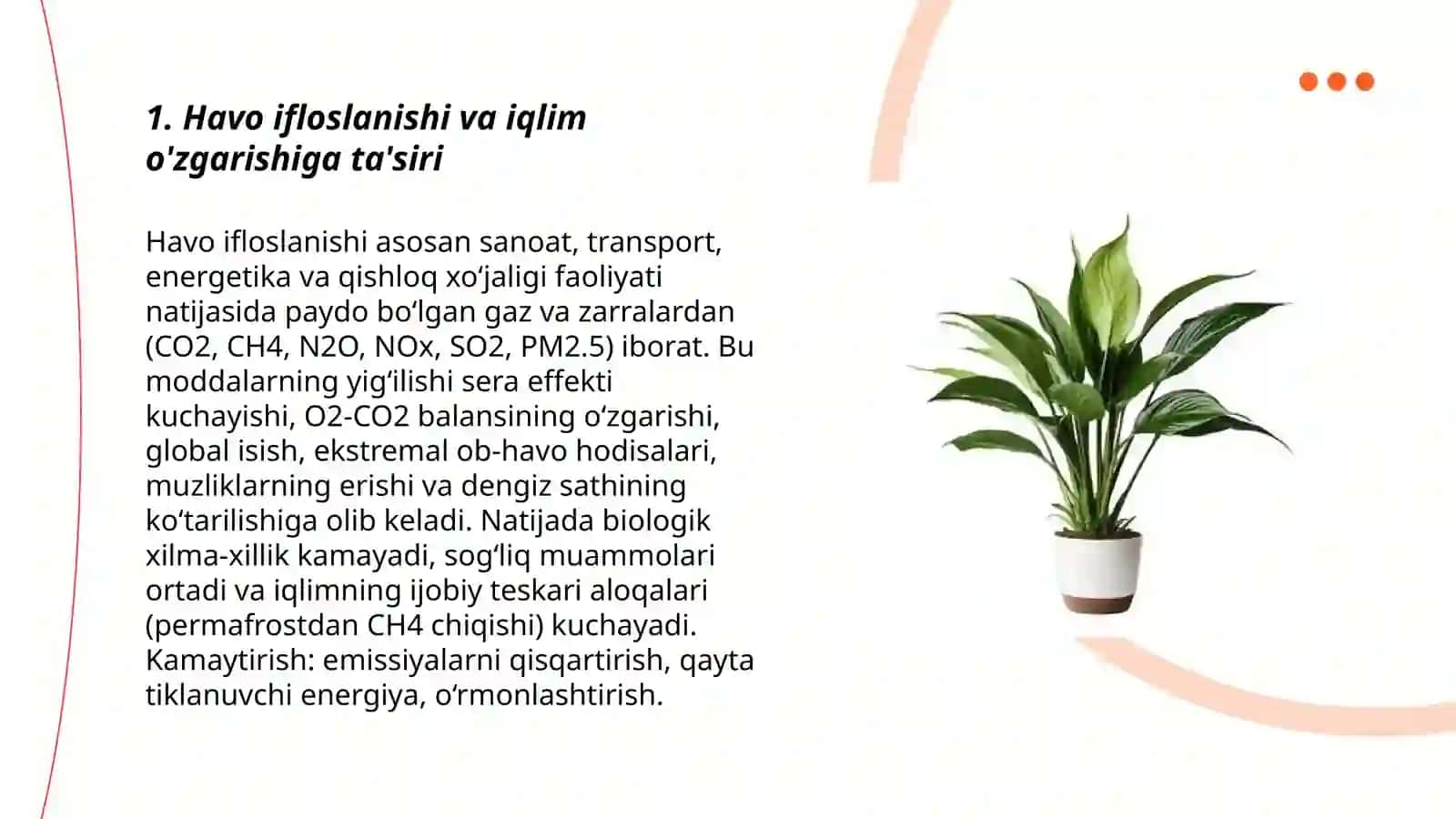Havo ifloslanishi va iqlim o'zgarishiga ta'siri 3