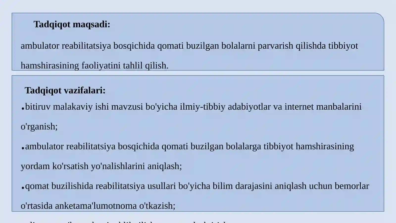 Qad-qomat buzilishlari bo'lgan bolalarda hamshiralik parvarishi 3