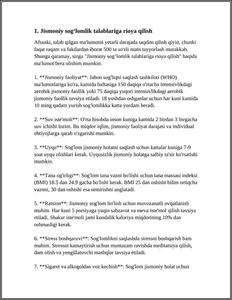 TRENERGA QOʻYILADIGAN TALABLAR 3